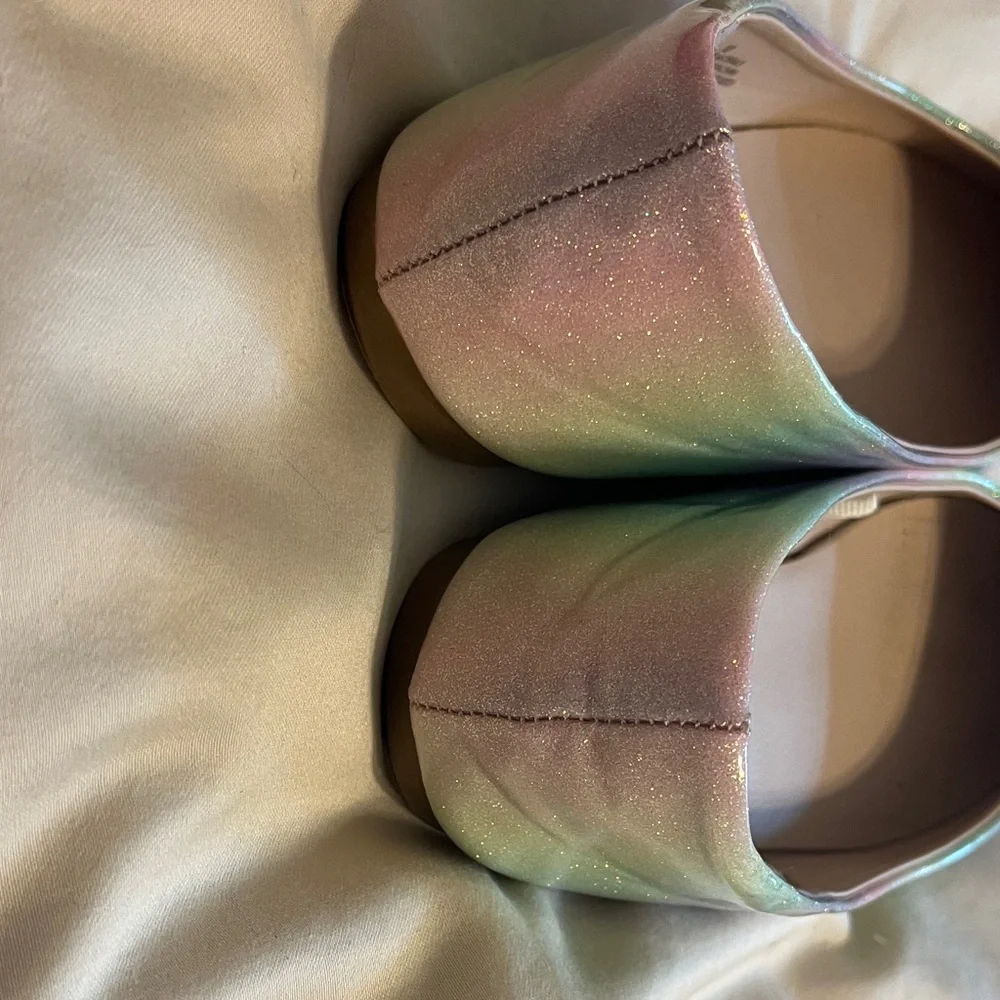 The Children's Place Iridescent Glitter Flats